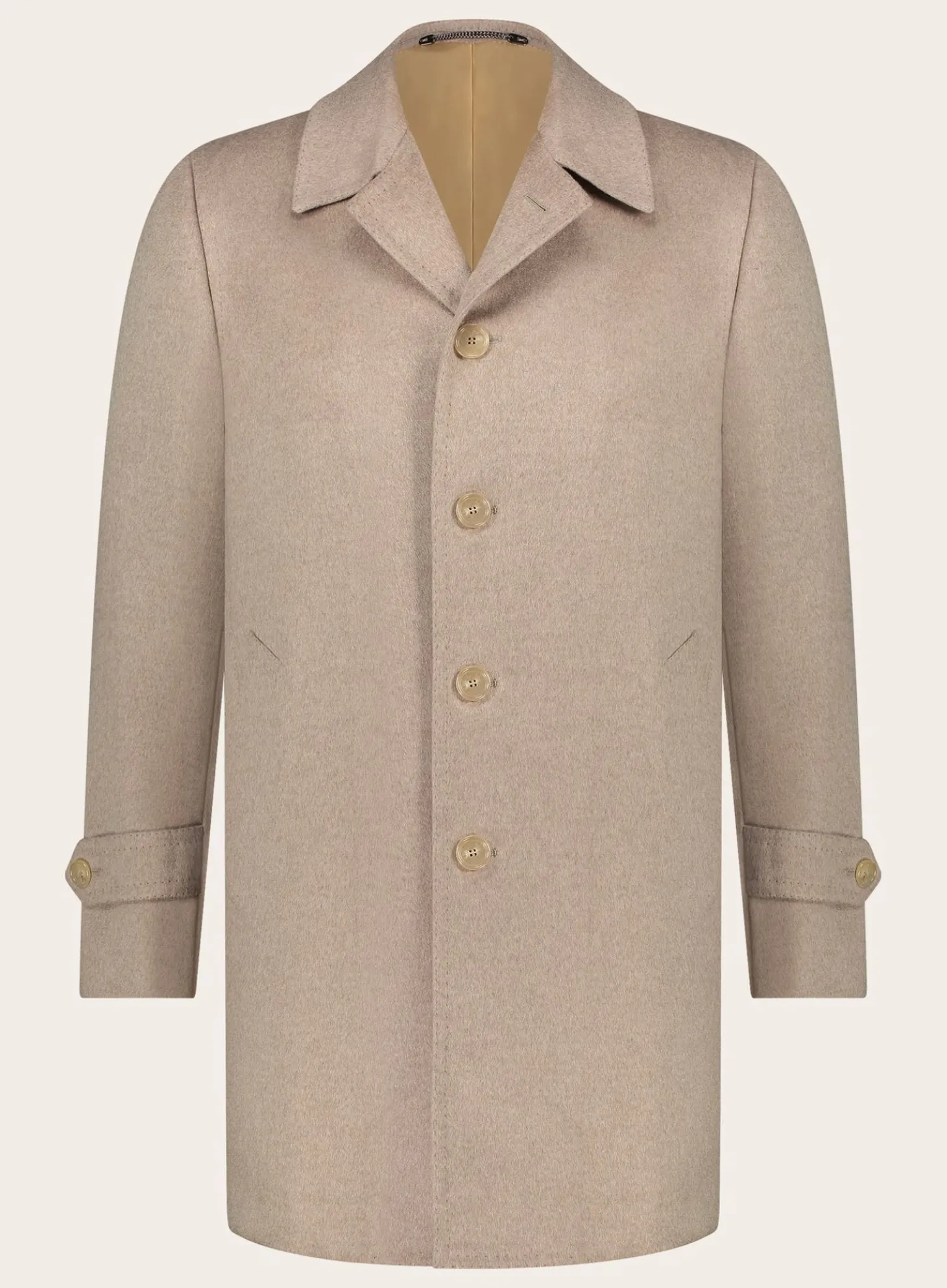 Handgemaakte Cashmere Mantel