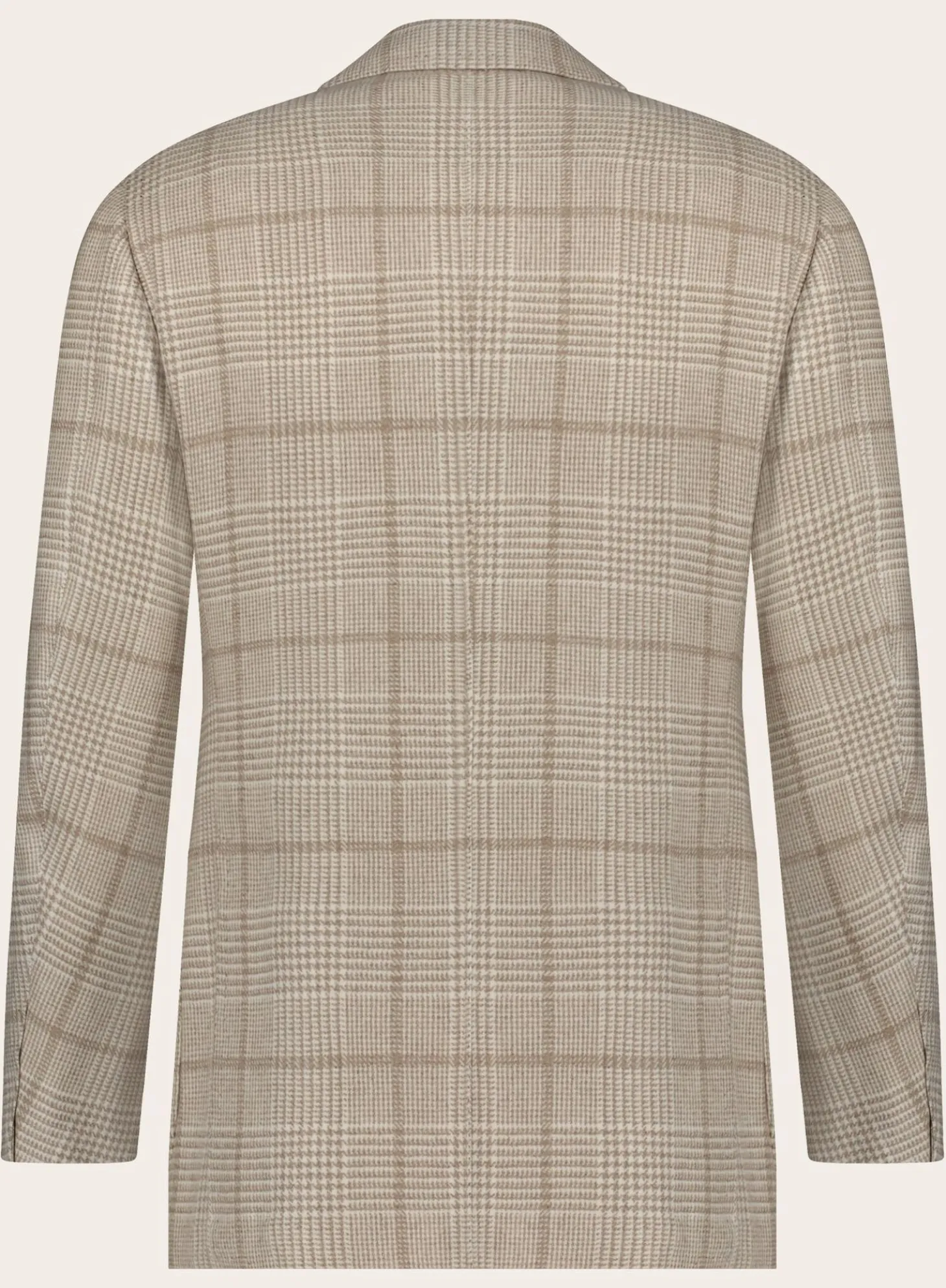 Handgemaakt Glencheck Jasje Van Cashmere