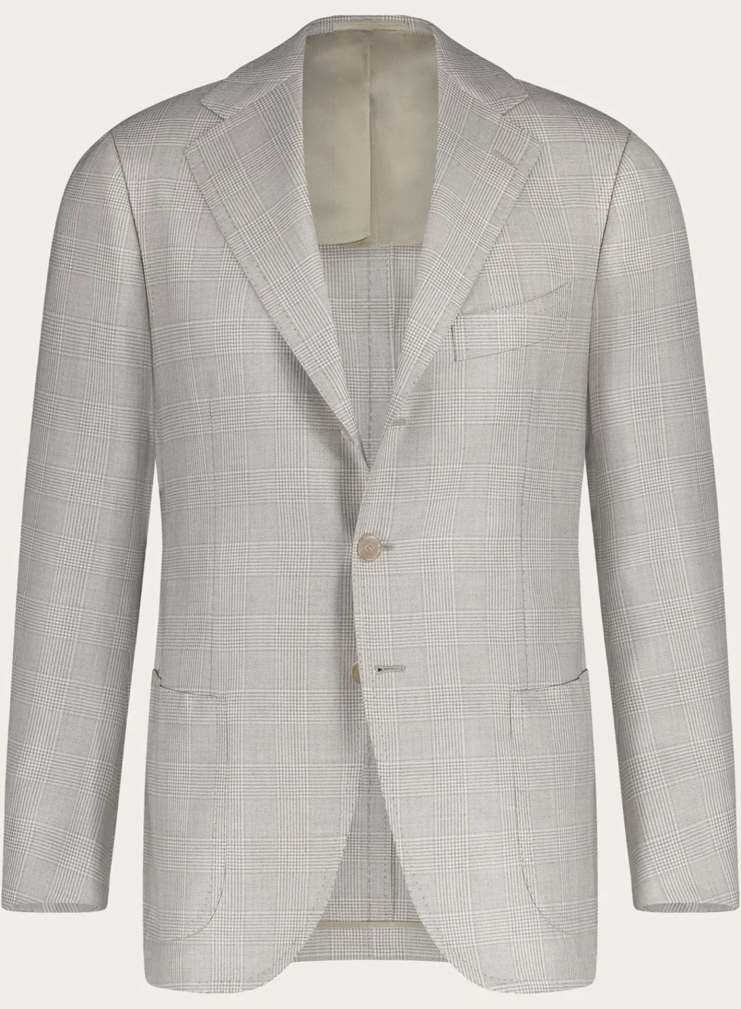 Handgemaakt Glencheck Jasje Van Cashmere