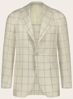 Handgemaakt Glencheck Jasje Van Cashmere