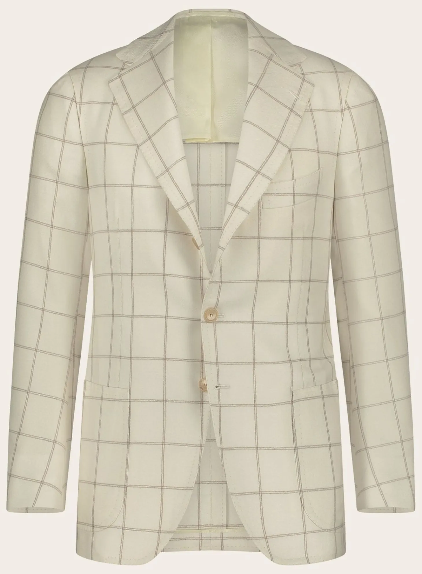 Handgemaakt Glencheck Jasje Van Cashmere