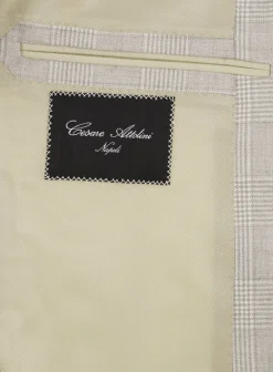 Handgemaakt Glencheck Jasje Van Cashmere