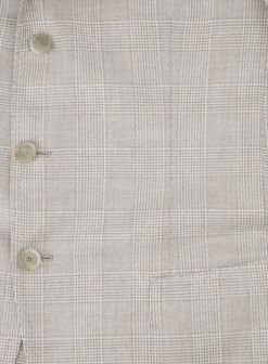 Handgemaakt Glencheck Jasje Van Cashmere
