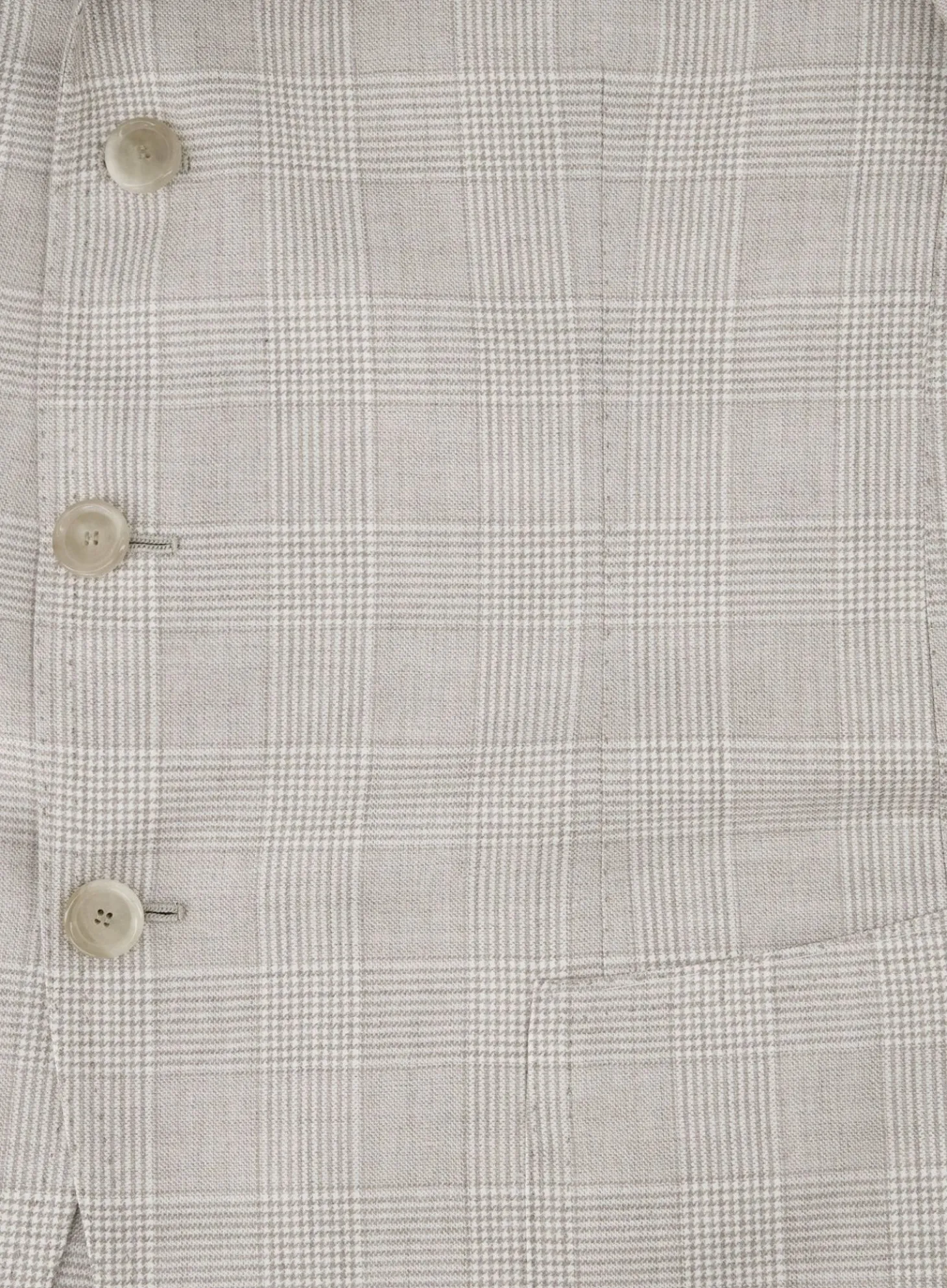 Handgemaakt Glencheck Jasje Van Cashmere