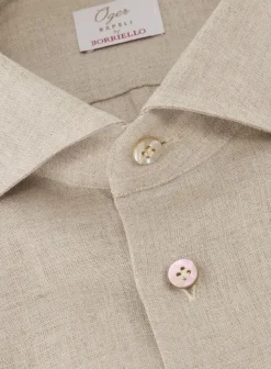 Handgemaakt Shirt Van Linnen