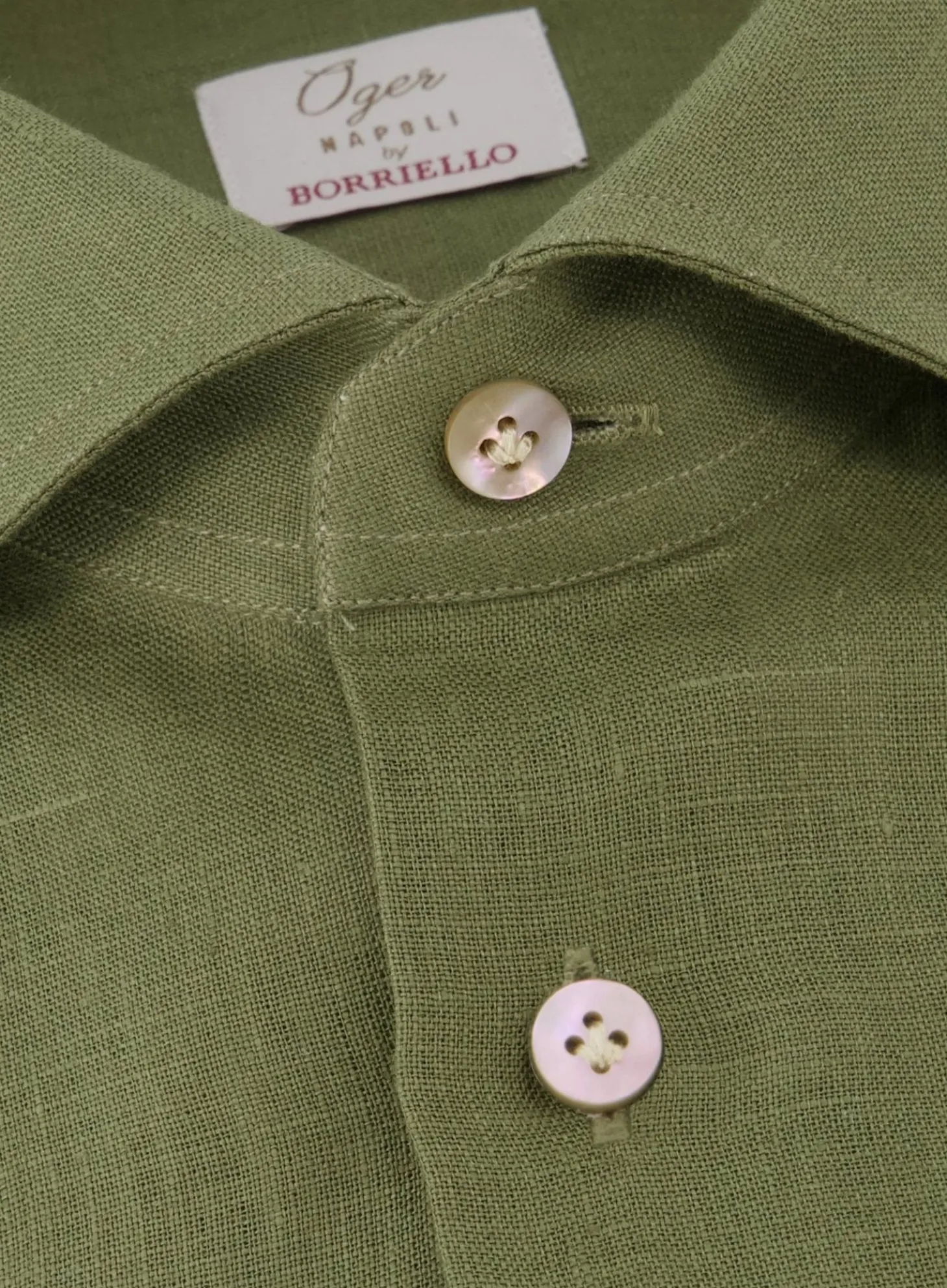 Handgemaakt Shirt Van Linnen