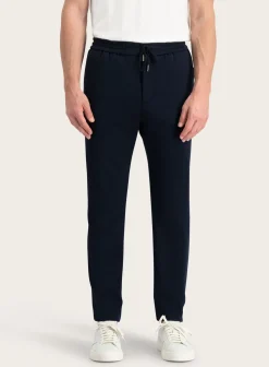 Jog Pantalon Van Zijde En Katoen