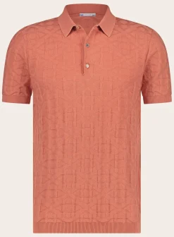 Katoenen Poloshirt Met Motief