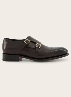 Lederen Carter Dubbele Gespschoenen