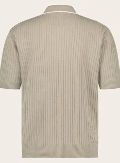 Linnen Flat Rib Polo