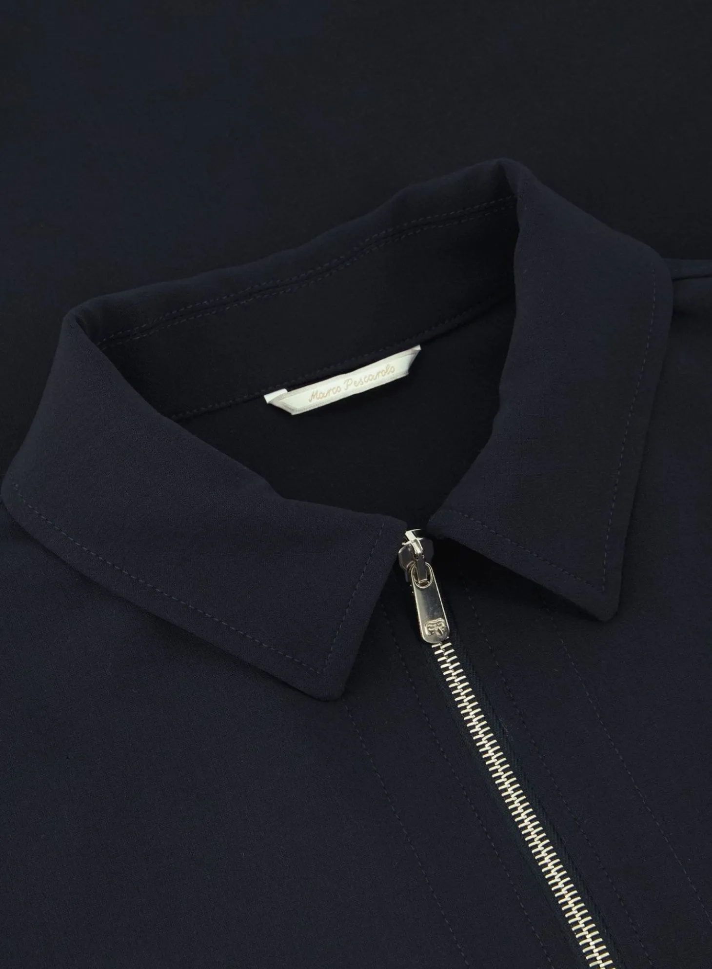Overshirt Met Kraag Van Wol En Katoen