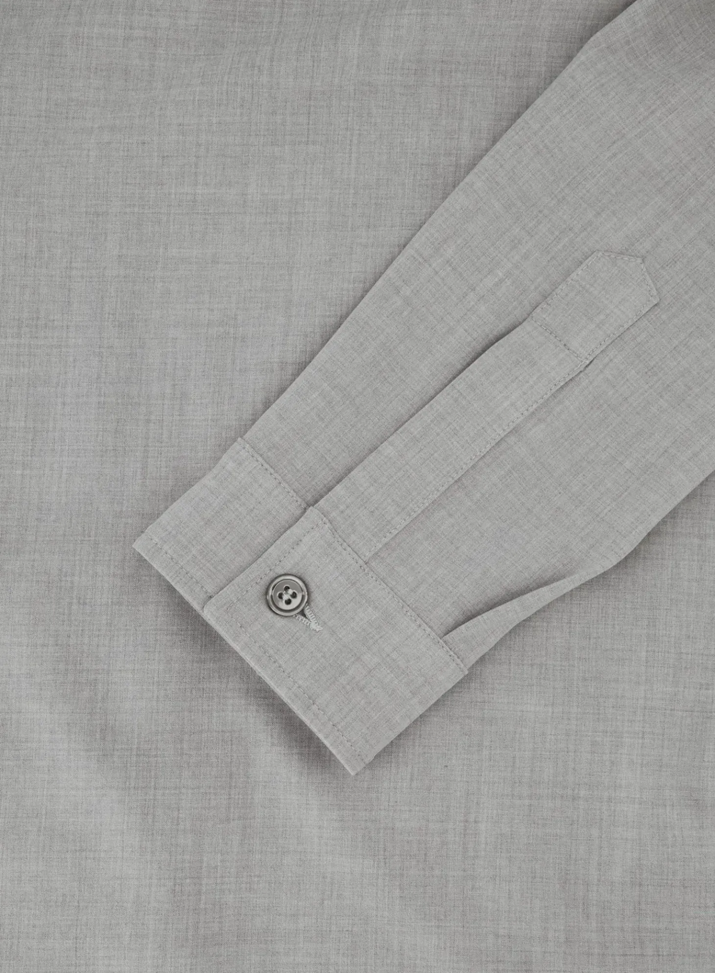 Overshirt Met Kraag Van Wol En Katoen
