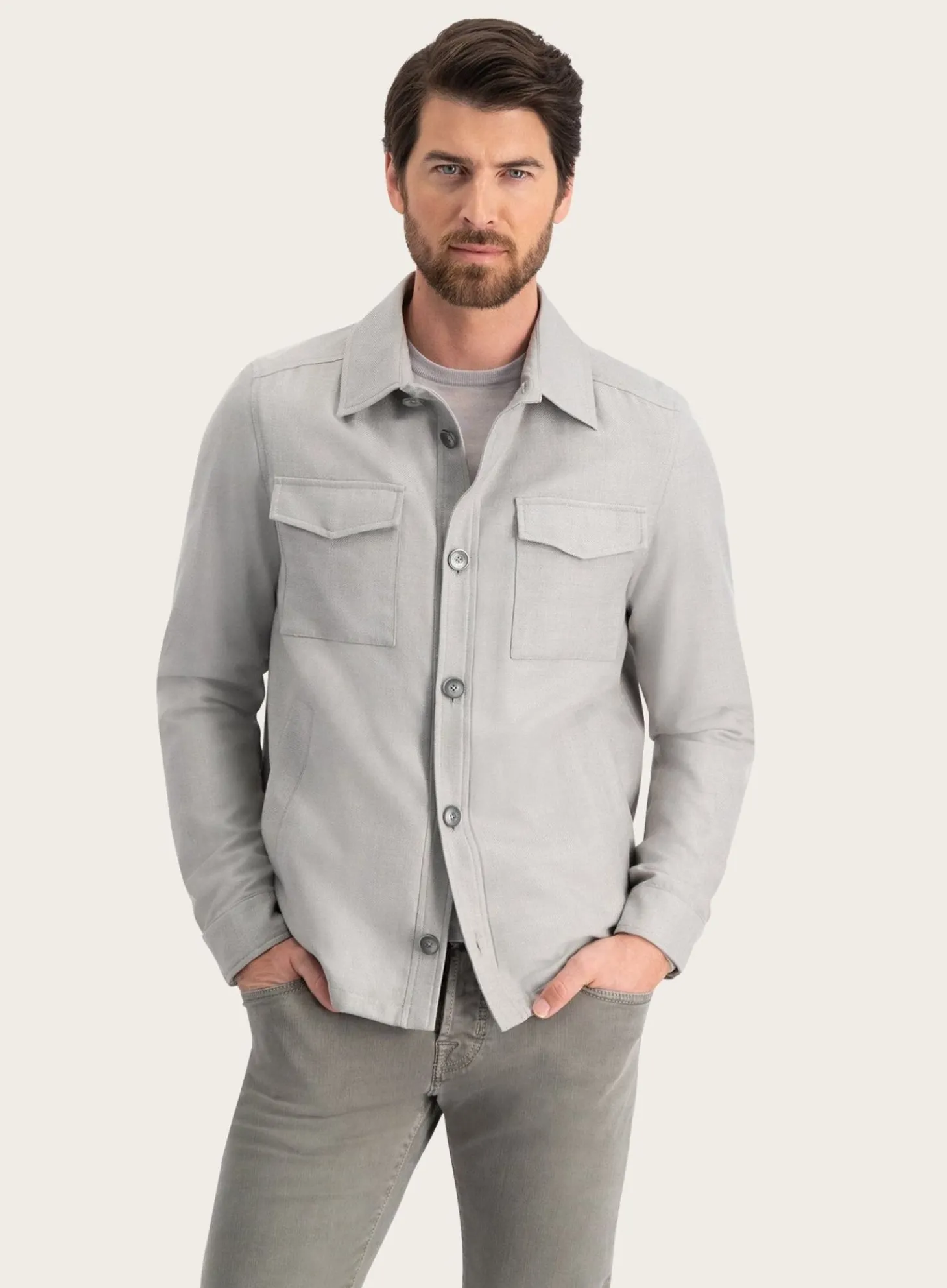 Overshirt Met Puntkraag