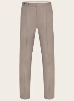 Pantalon Van Wol En Elastaan