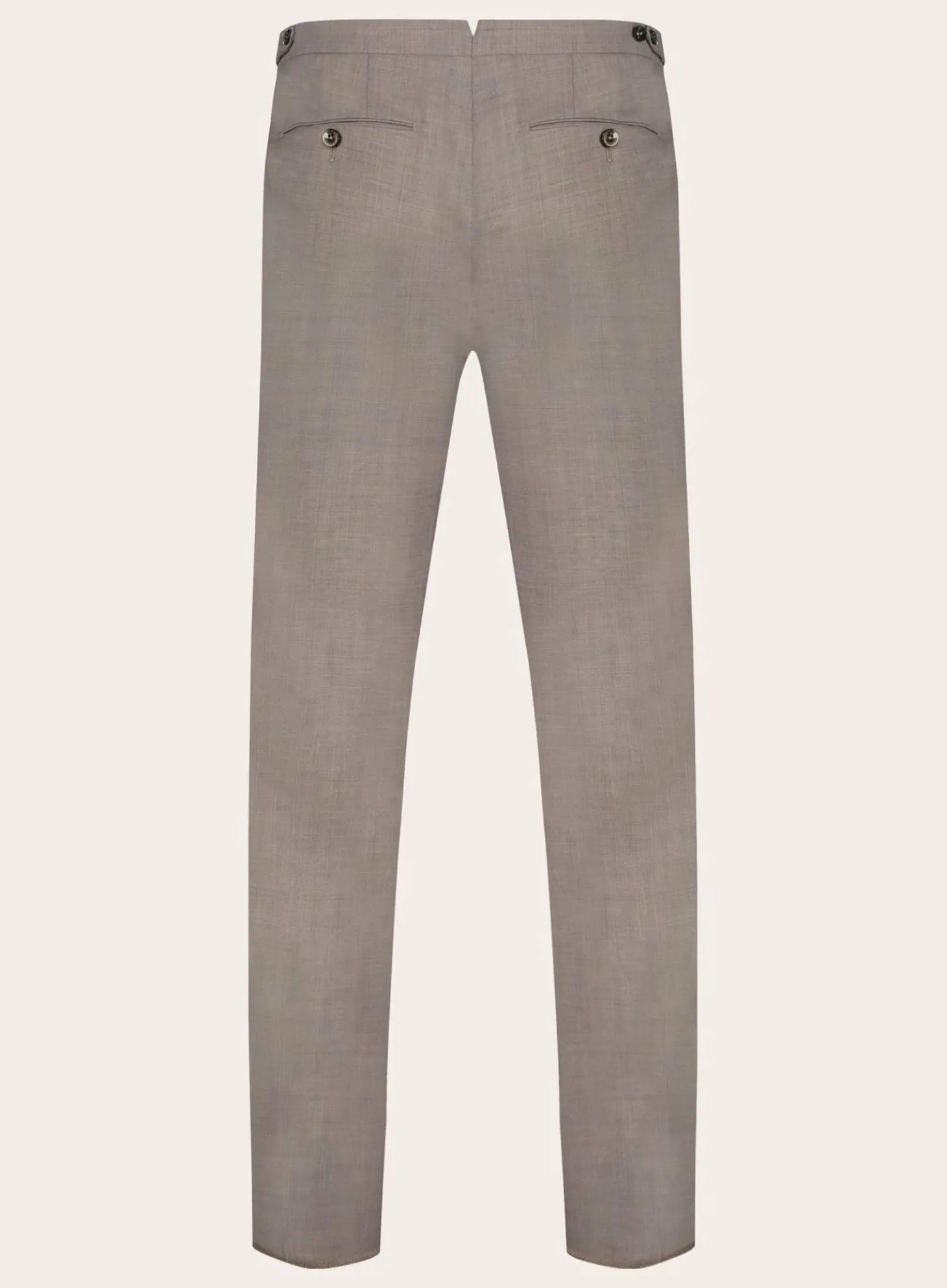 Pantalon Van Wol En Elastaan