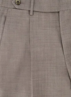Pantalon Van Wol En Elastaan