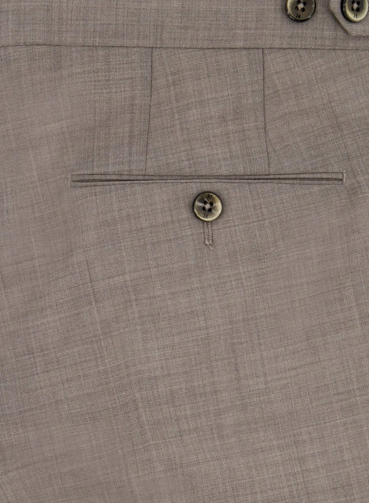 Pantalon Van Wol En Elastaan