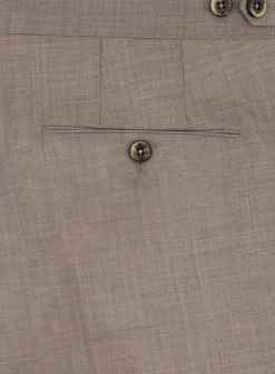 Pantalon Van Wol En Elastaan
