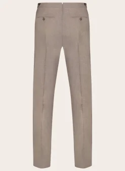 Pantalon Van Wol En Elastaan