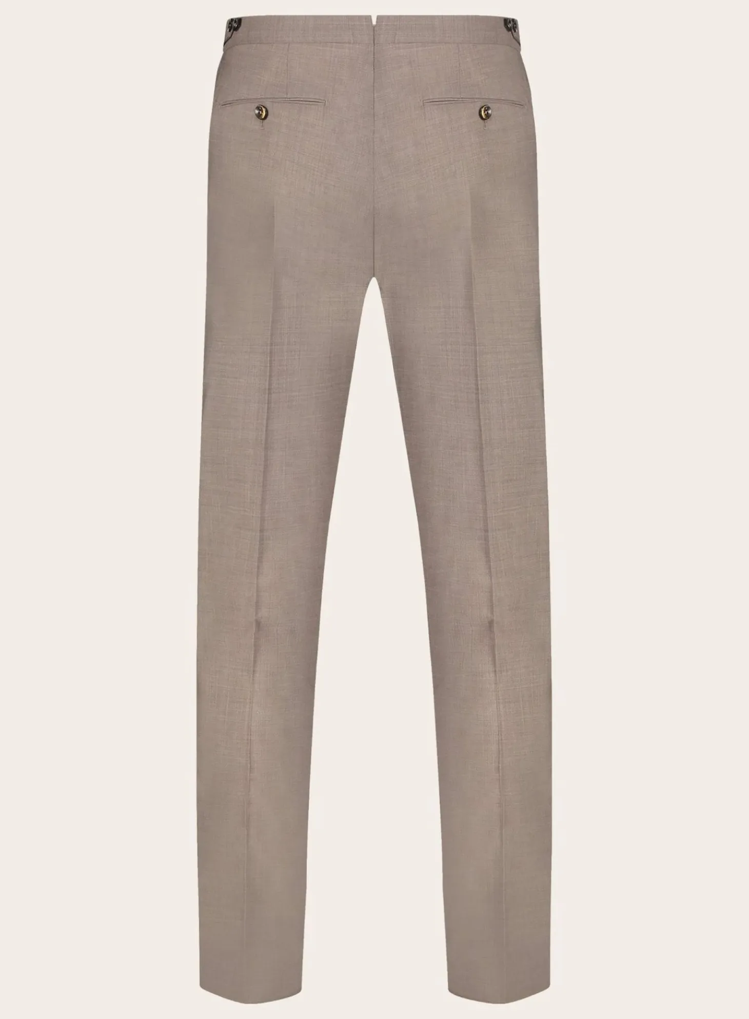 Pantalon Van Wol En Elastaan