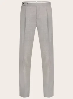 Pantalon Van Wol En Elastaan