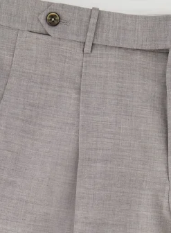 Pantalon Van Wol En Elastaan