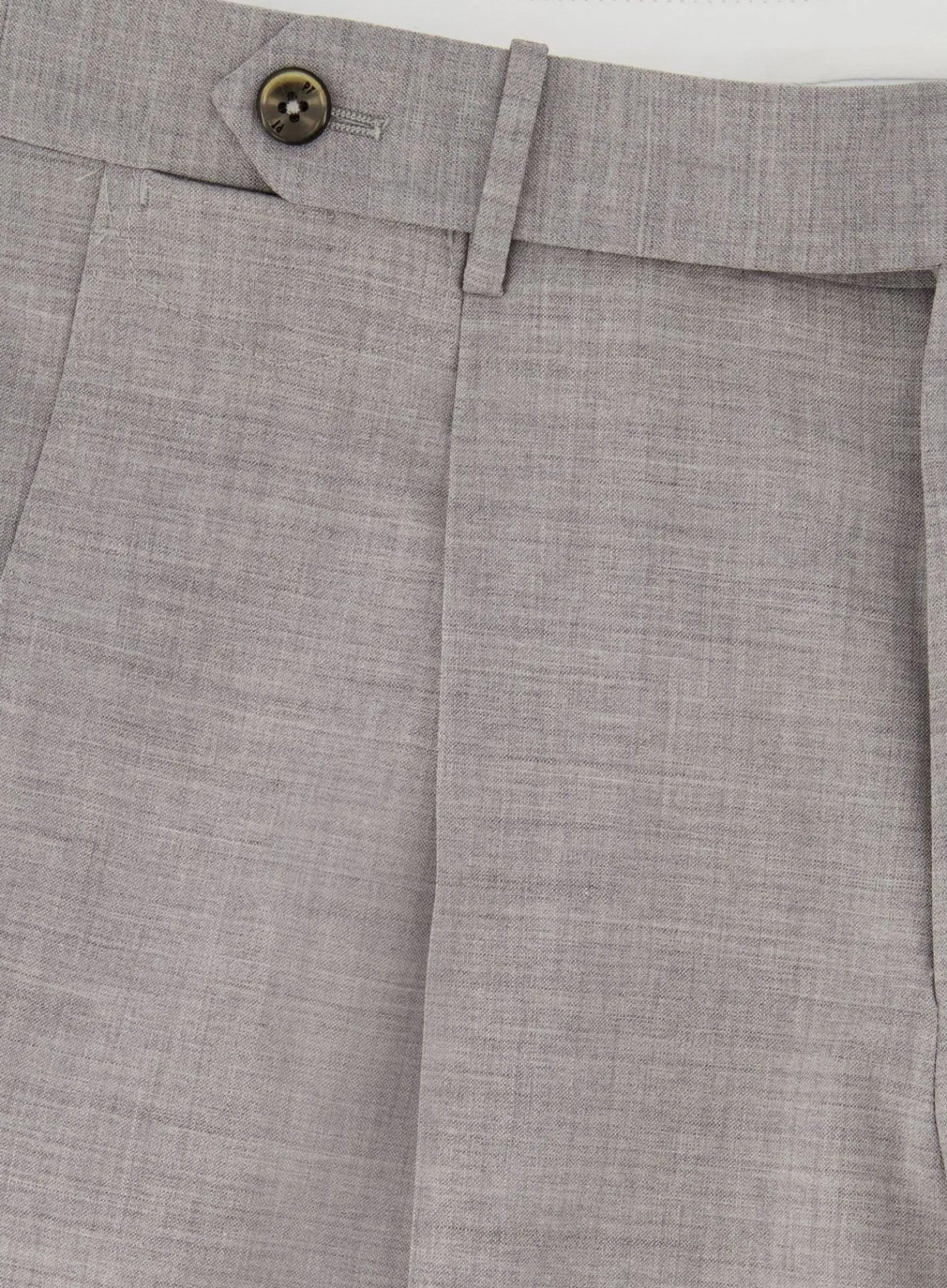 Pantalon Van Wol En Elastaan