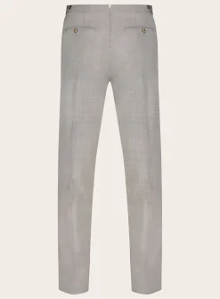 Pantalon Van Wol En Elastaan