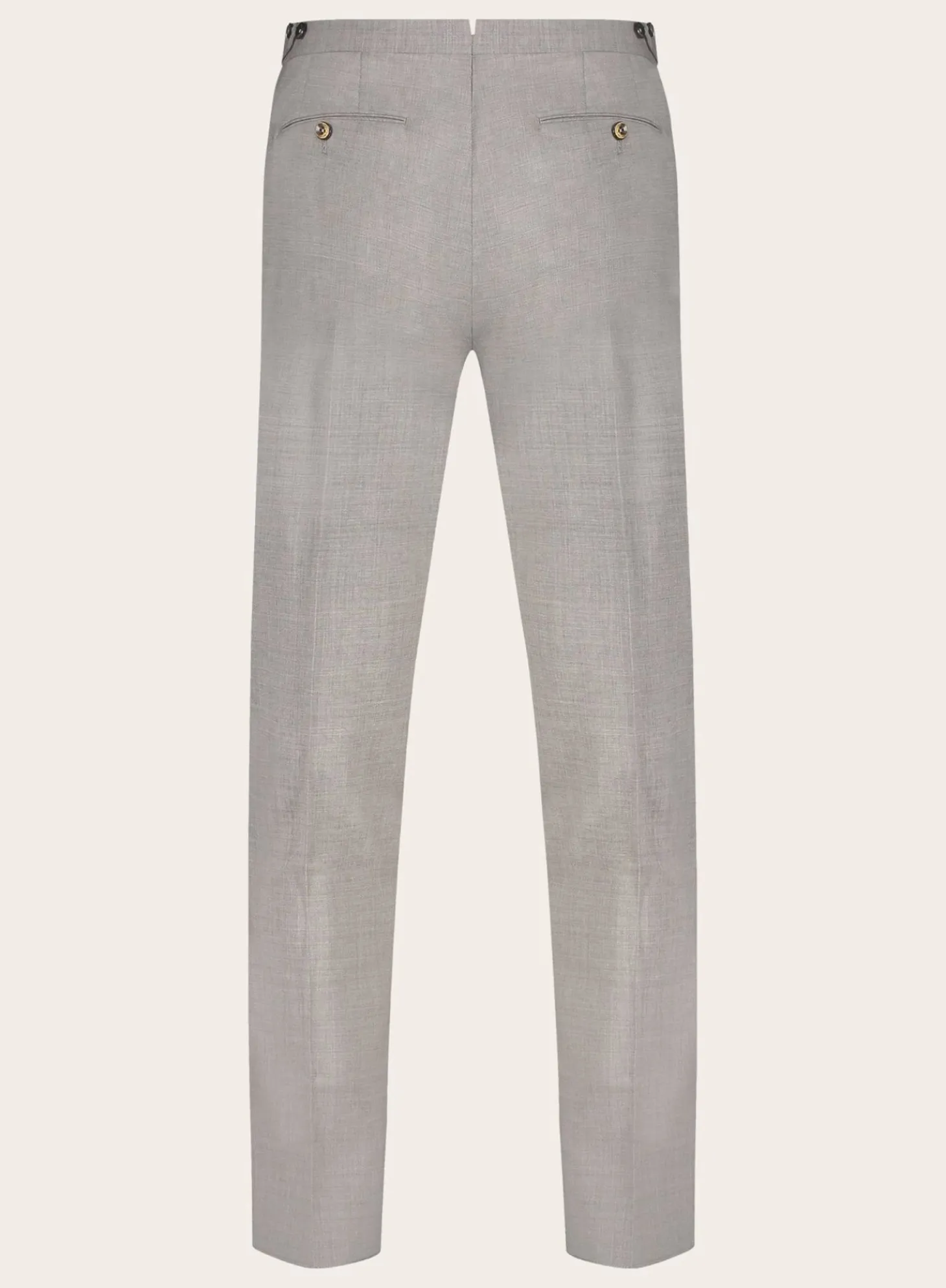 Pantalon Van Wol En Elastaan