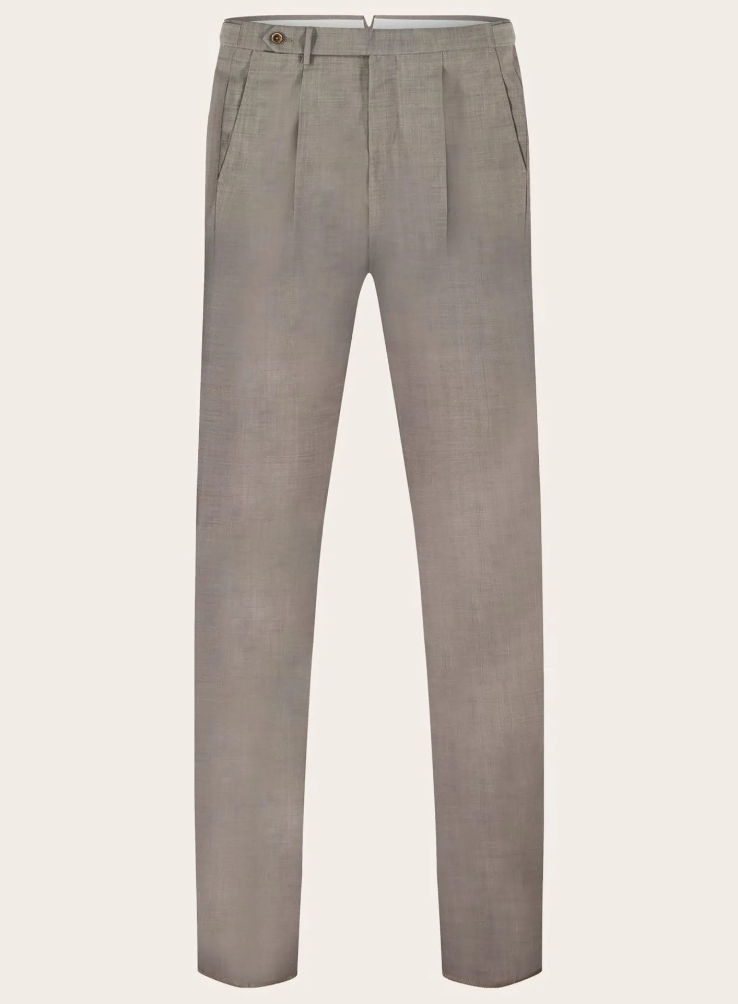 Pantalon Van Wol En Elastaan