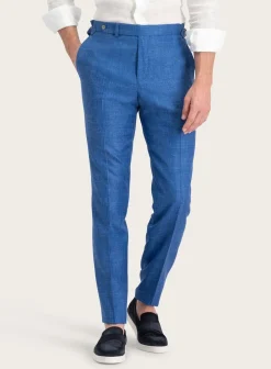 Pantalon Van Wol, Zijde En Linnen