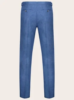 Pantalon Van Wol, Zijde En Linnen