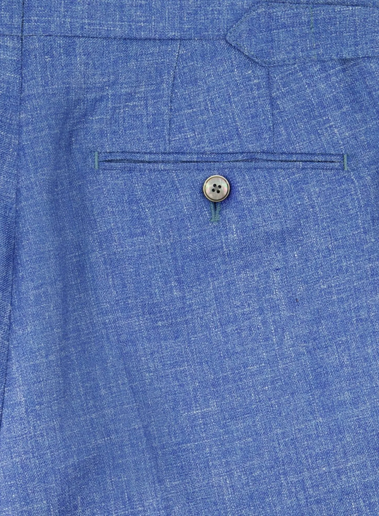 Pantalon Van Wol, Zijde En Linnen