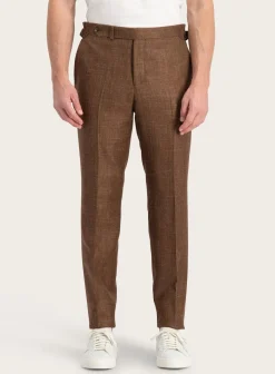 Pantalon Van Wol, Zijde En Linnen