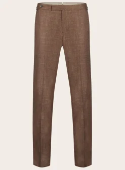 Pantalon Van Wol, Zijde En Linnen