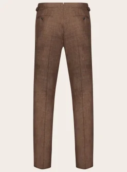 Pantalon Van Wol, Zijde En Linnen