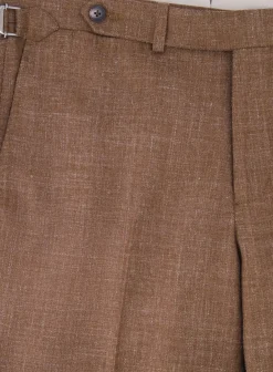 Pantalon Van Wol, Zijde En Linnen