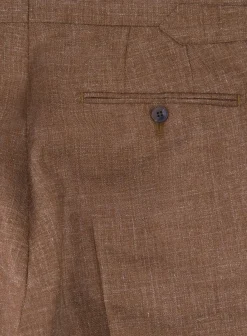 Pantalon Van Wol, Zijde En Linnen