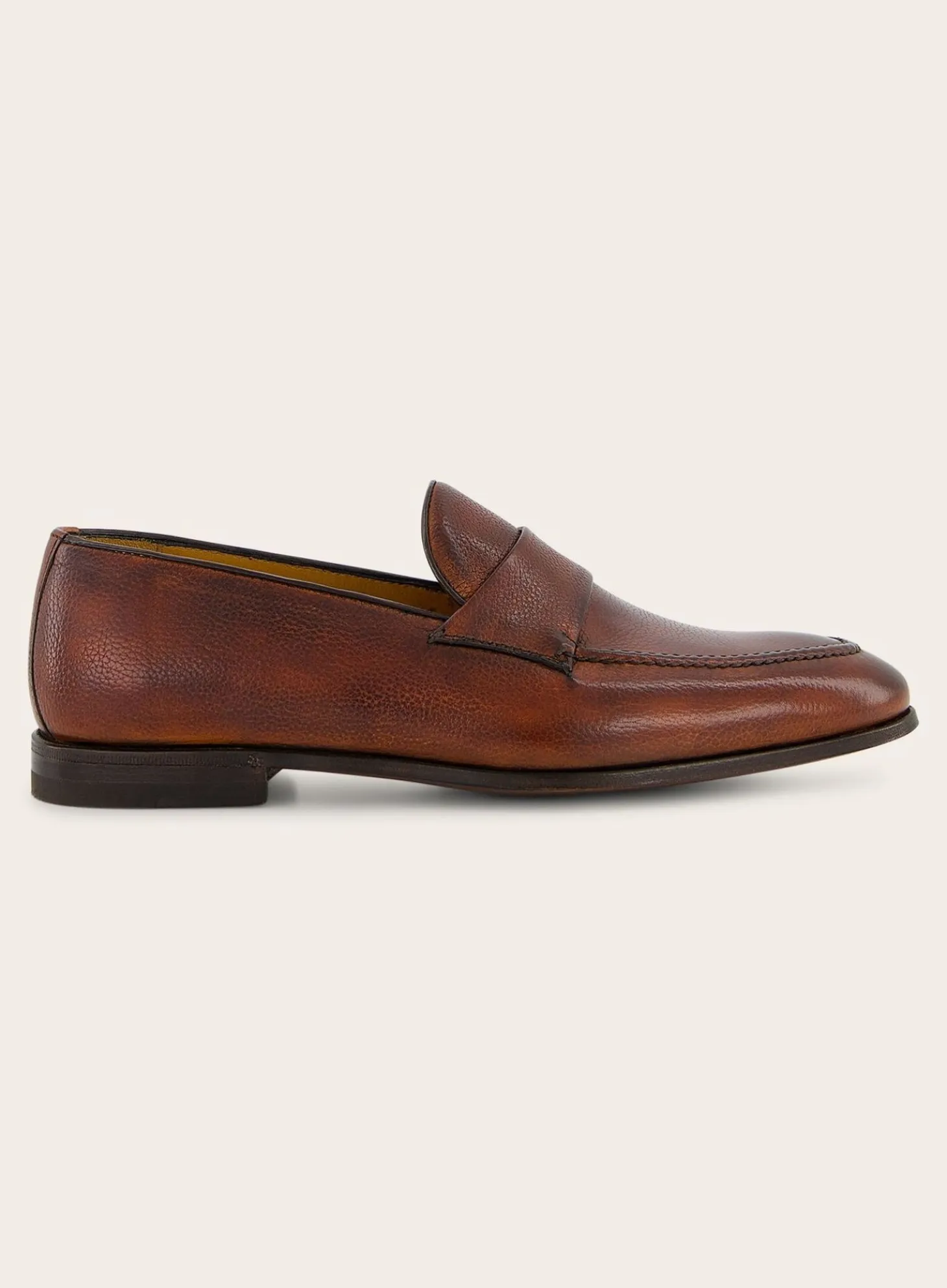Penny Loafers Vann Leer