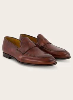 Penny Loafers Vann Leer