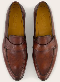 Penny Loafers Vann Leer