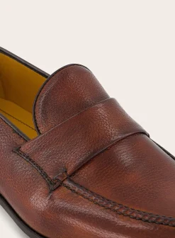 Penny Loafers Vann Leer