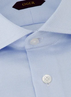 Pied-De-Poule Shirt Van Katoen