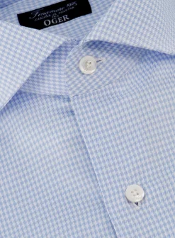 Pied-De-Poule Shirt Van Katoen