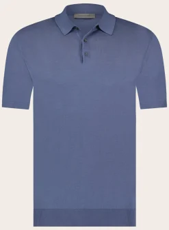Polo Shirt Met Korte Mouwen Van Zijde