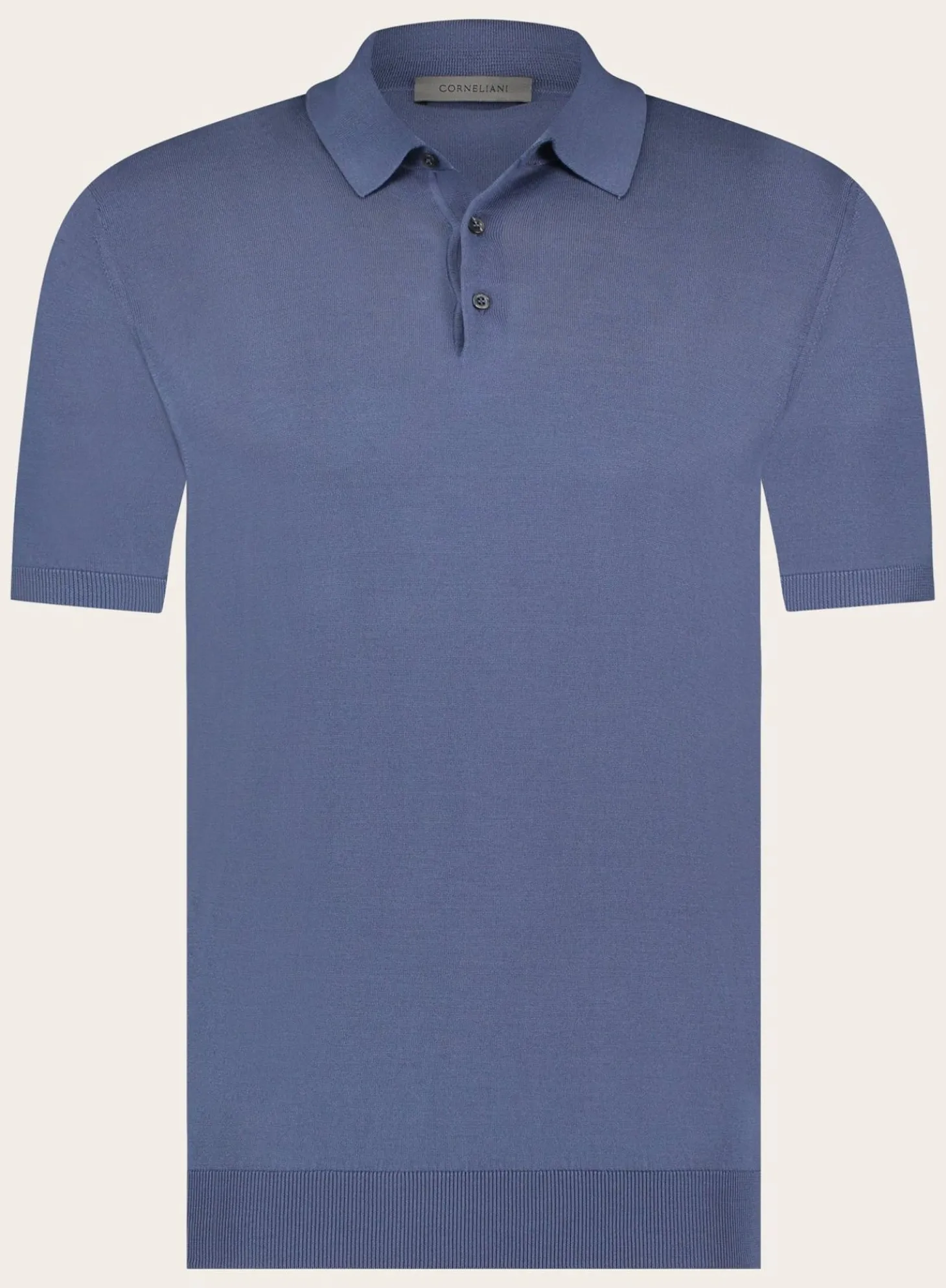 Polo Shirt Met Korte Mouwen Van Zijde