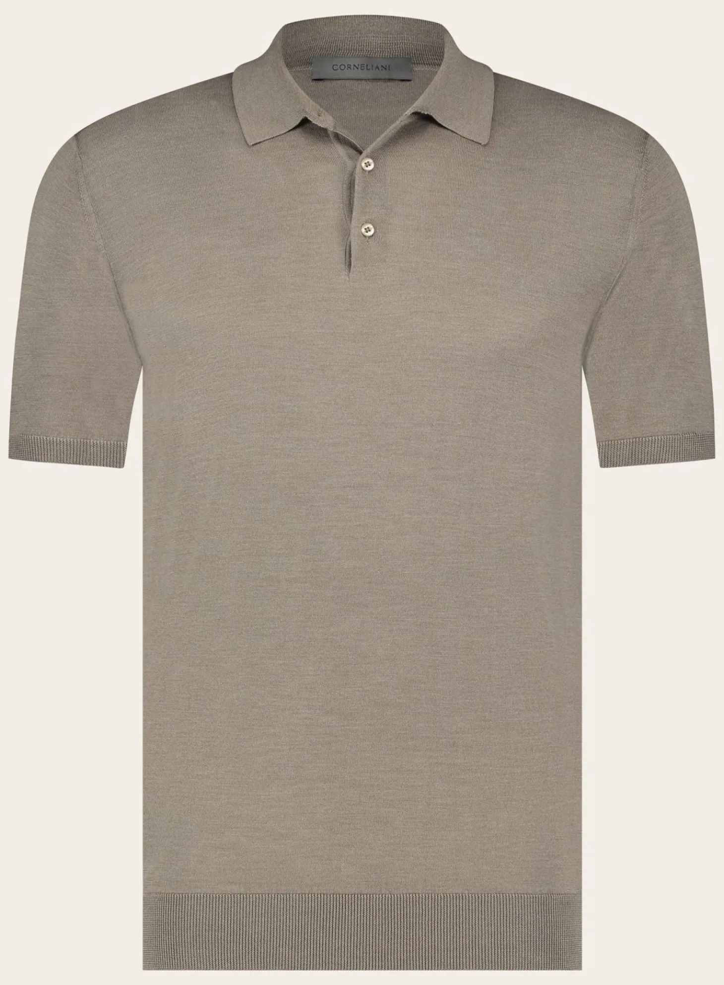 Polo Shirt Met Korte Mouwen Van Zijde