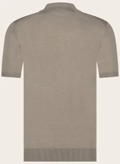 Polo Shirt Met Korte Mouwen Van Zijde