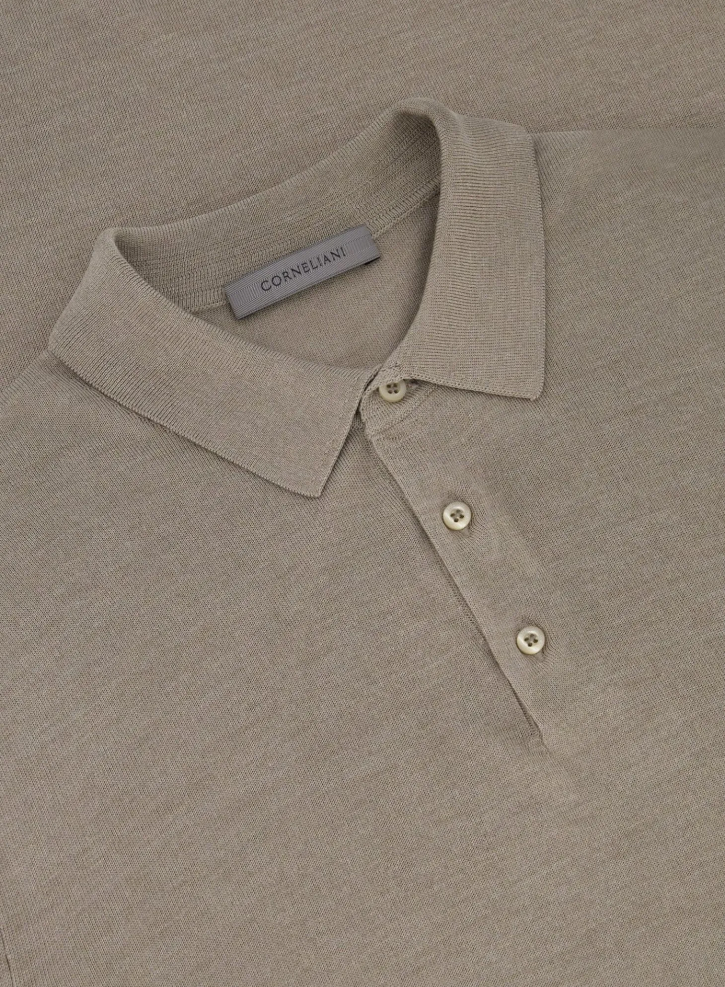 Polo Shirt Met Korte Mouwen Van Zijde