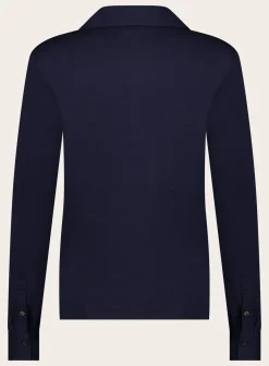 Poloshirt Met Lange Mouwen Van Wol